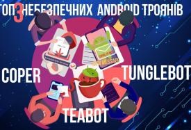 ТОП-3 небезпечних Android-троянів